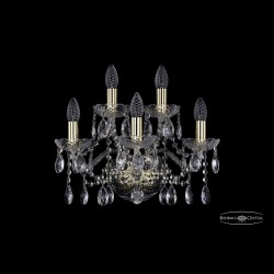 Бра хрустальные 1413B/3+2/165 G Bohemia Ivele Crystal (Стеклянный рожок)