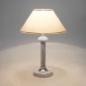 Настольный светильник с тканевым абажуром                      Eurosvet  60019/1 мрамор