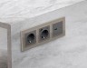 Ambrella Light Лицевая панель для розетки 2USB тип A+C QUANT Ambrella Volt ALFA AP6610