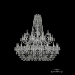 Люстра хрустальная 1410/20+10+5/400/2d Ni V0300 Bohemia Ivele Crystal (Стеклянный рожок)