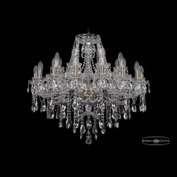 Люстра хрустальная 1415/16+8/300 Pa Bohemia Ivele Crystal (Стеклянный рожок)