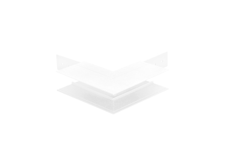 Crystal Lux Внешний соединитель угловой для накладного магнитного шинопровода Crystal Lux CLT 0.213 03 WH