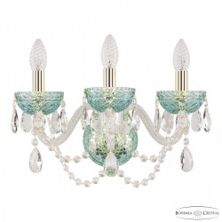 Бра с цветным хрусталём 5402B/3/165 G Birusa/M-1F Bohemia Ivele Crystal (С 2 лампочками и более)