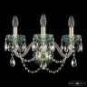 Бра с цветным хрусталём 5402B/3/165 G Birusa/M-1F Bohemia Ivele Crystal (С 2 лампочками и более)