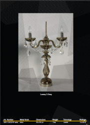 Настольная лампа Wranovsky Luxury JWS 122032101 grey