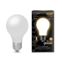 Светодиодная лампа Gauss A60 10W 820Lm 2700K E27 102202110102202110_GAUSS