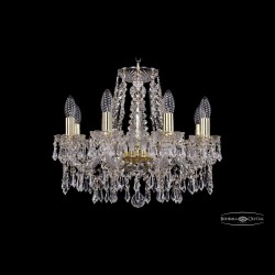 Люстра хрустальная 1403/8/160 G Bohemia Ivele Crystal (Стеклянный рожок)