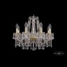 Люстра хрустальная 1403/8/160 G Bohemia Ivele Crystal (Стеклянный рожок)