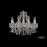 Люстра хрустальная 1403/8/160 G Bohemia Ivele Crystal (Стеклянный рожок)