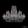 Люстра хрустальная 1402/24+12/530 G Bohemia Ivele Crystal (Стеклянный рожок)