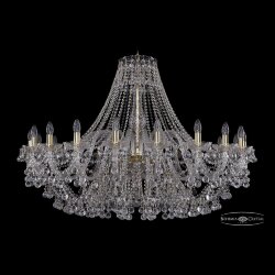 Люстра хрустальная 1409/20/460 G Bohemia Ivele Crystal (Стеклянный рожок)