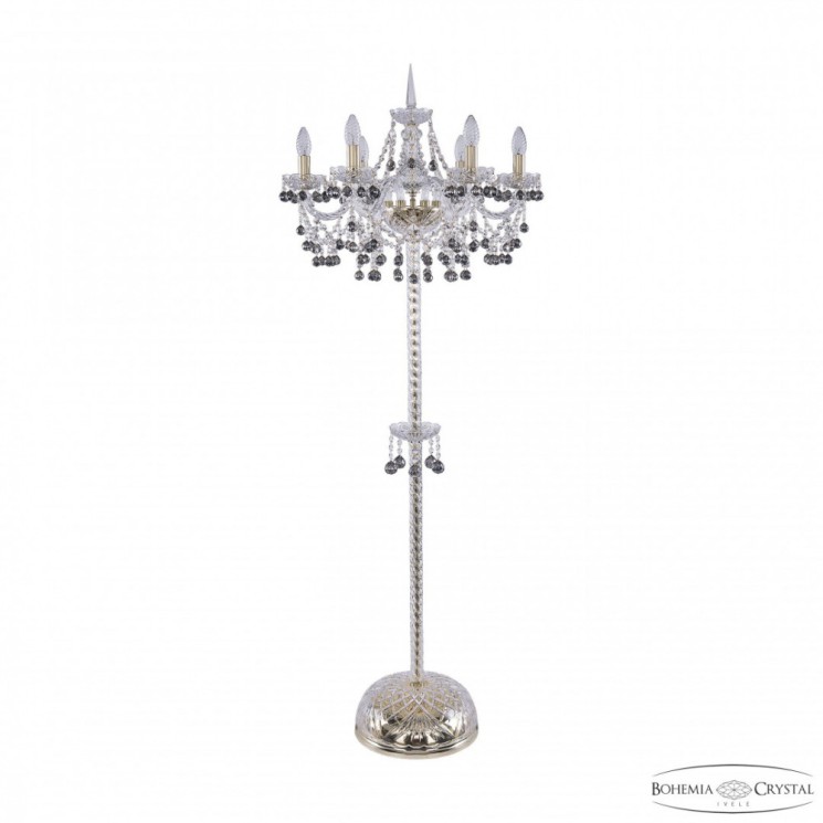 Торшер хрустальный 1409T2/6/195-160 G K731 Bohemia Ivele Crystal (Стеклянный рожок)