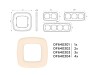 Ambrella Light Рамка 2-постовая Ambrella Volt OMEGA Coint OF640302