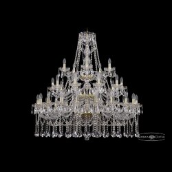 Люстра хрустальная 1413/20+10+5/400/3d G Bohemia Ivele Crystal (Стеклянный рожок)
