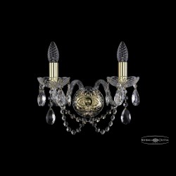 Бра хрустальные 1402B/2/141 G Bohemia Ivele Crystal (Стеклянный рожок)