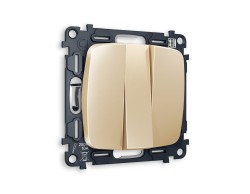 Ambrella Light Комплект механизма 3-клавишного выключателя Ambrella Volt OMEGA MO605010