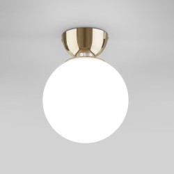 Потолочный светильник со стеклянным плафоном                      Eurosvet  30197/1 золото