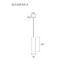 Подвесной светильник Divinare COTTERO 2212/05 SP-5