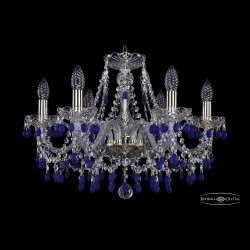 Люстра хрустальная 1410/6/195 G V3001 Bohemia Ivele Crystal (Стеклянный рожок)