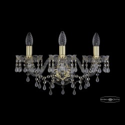 Бра хрустальные 1410B/3/160/XL G V0300 Bohemia Ivele Crystal (Стеклянный рожок)