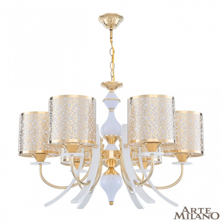 Люстра 306067/6 Wh/Gd Arte Milano (Подвесные)