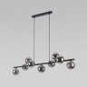Подвесной светильник со стеклянными плафонами                      TK Lighting  5667 Estera Black