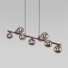Подвесной светильник со стеклянными плафонами                      TK Lighting  5667 Estera Black
