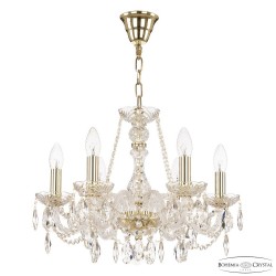 Люстра хрустальная 116/6/165 G Bohemia Ivele Crystal (Стеклянный рожок)