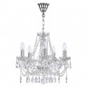 Люстра хрустальная 107/5/141 Ni Bohemia Ivele Crystal (Стеклянный рожок)