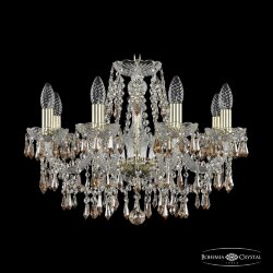 Люстра хрустальная 1403/8/195 G K721 Bohemia Ivele Crystal (Стеклянный рожок)