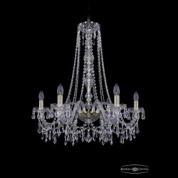 Люстра хрустальная 1403/6/240/h-76 G Bohemia Ivele Crystal (Стеклянный рожок)