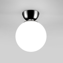 Потолочный светильник со стеклянным плафоном                      Eurosvet  30197/1 черный жемчуг