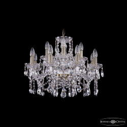 Люстра хрустальная 1413/8+4/200 Pa Bohemia Ivele Crystal (Стеклянный рожок)