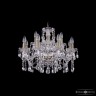 Люстра хрустальная 1413/8+4/200 Pa Bohemia Ivele Crystal (Стеклянный рожок)
