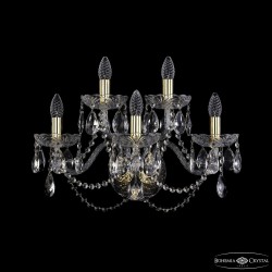 Бра хрустальные 1402B/3+2/195/XL G Bohemia Ivele Crystal (Стеклянный рожок)