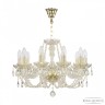 Люстра хрустальная 101/10/195 G Bohemia Ivele Crystal (Стеклянный рожок)