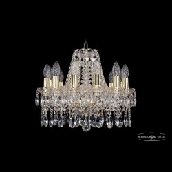 Люстра хрустальная 1413/12/141 G Bohemia Ivele Crystal (Стеклянный рожок)