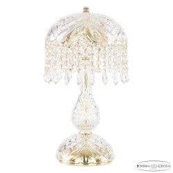 Настольная лампа хрустальная 14781L1/22 G Drops Bohemia Ivele Crystal (С 2 лампочками и более)
