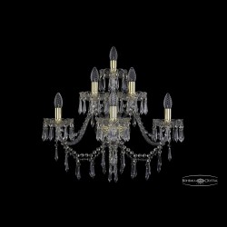 Бра хрустальные 1403B/3+2+1/240/XL G Bohemia Ivele Crystal (Стеклянный рожок)