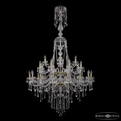 Люстра хрустальная 1415/16+8+4/400/XL-185/2d G Bohemia Ivele Crystal (Стеклянный рожок)