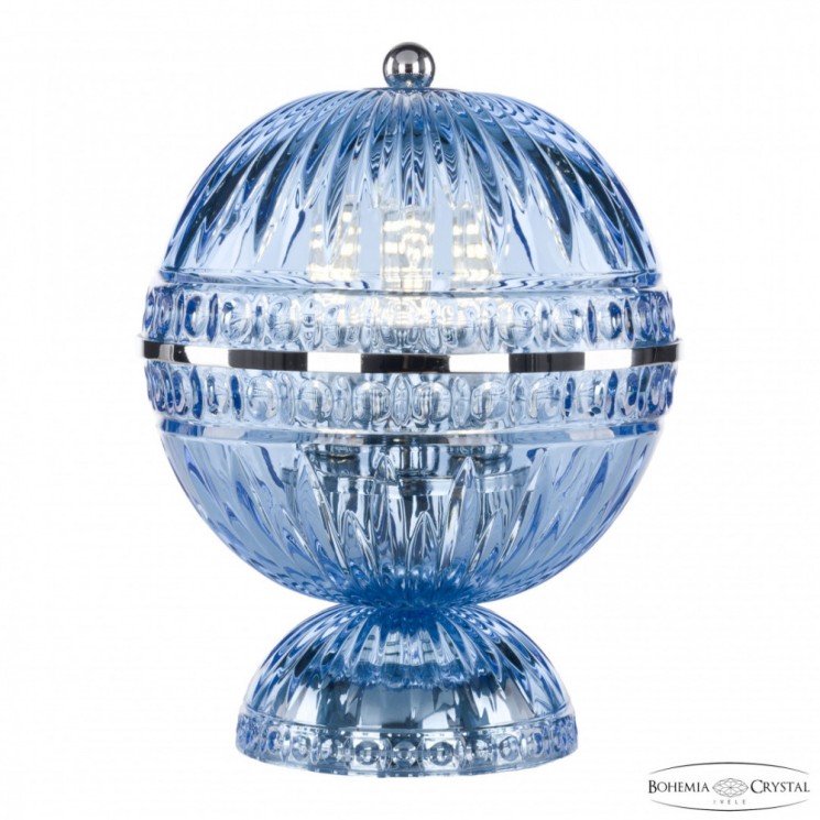 Подвесной светильник с цветным хрусталём 5480L/17 Ni Aquamarine/M-1G Bohemia Ivele Crystal (5480)