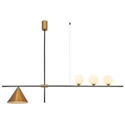 Indigo Светильник на штанге 11031/4R Brass