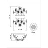 Настенный светильник Divinare AMALTHEA 7202/17 AP-2