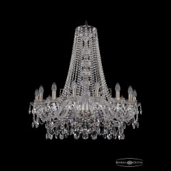 Люстра хрустальная 1411/16/300/h-90 Pa Bohemia Ivele Crystal (Стеклянный рожок)