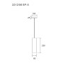 Подвесной светильник Divinare COTTERO 2212/06 SP-5