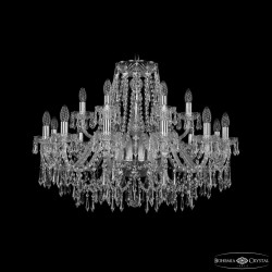 Люстра хрустальная 1403/12+6/300 Ni Bohemia Ivele Crystal (1403)