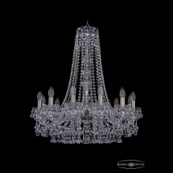 Люстра хрустальная 1409/12/240/h-76 Pa Bohemia Ivele Crystal (Стеклянный рожок)