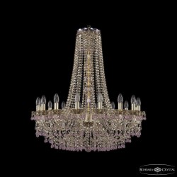 Люстра хрустальная 1410/16/300/h-95 G V7010 M801 Bohemia Ivele Crystal (Стеклянный рожок)