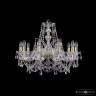 Люстра хрустальная 1411/10/240 G  Bohemia Ivele Crystal (Стеклянный рожок)