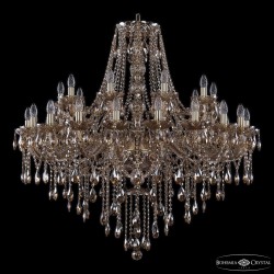 Люстра хрустальная 1415/20+10/400 G M721 Bohemia Ivele Crystal (Стеклянный рожок)
